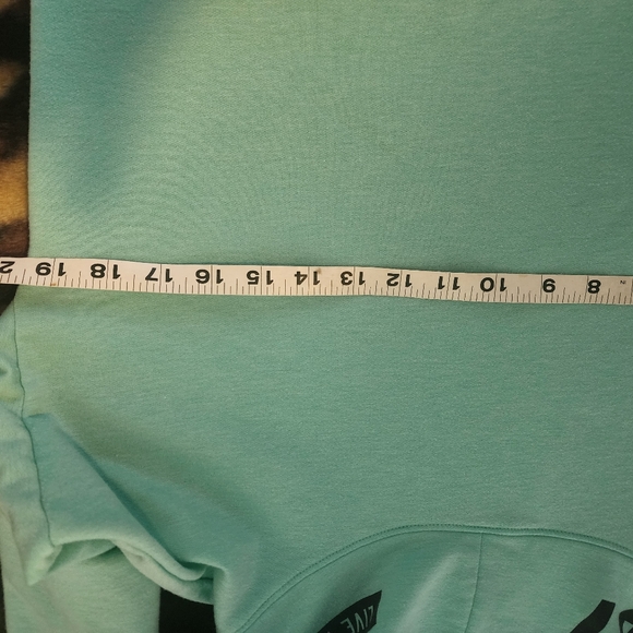 Aeropostale Teal Color Slouchy Neck Pullover Size XS - Picture 5 of 6